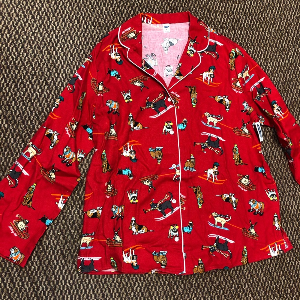 Old Navy women’s pajamas with dogs